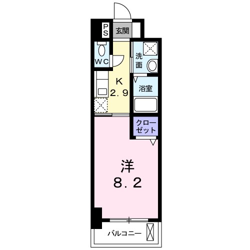 フレンテ二島Ⅱ 間取り
