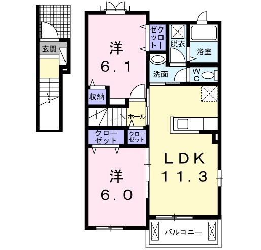 フェリオＢ 間取り