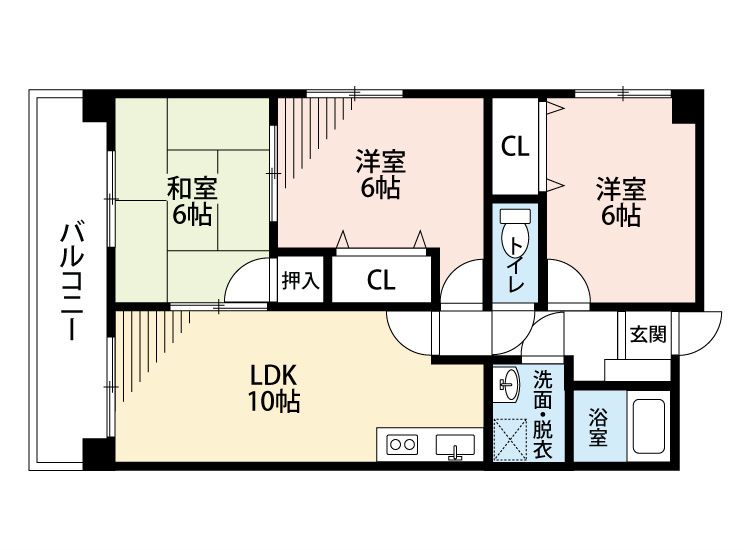 ラブオール中井 間取り