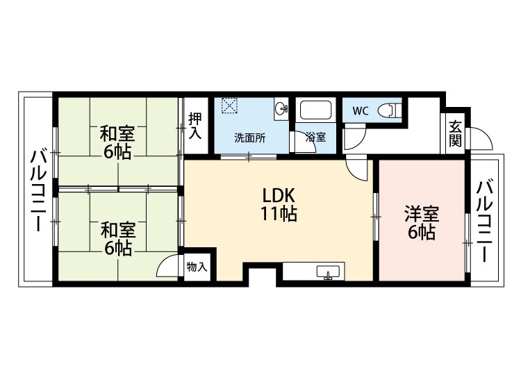 大八ビル（門司） 間取り