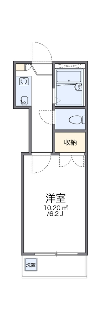 レオパレス枝光 間取り
