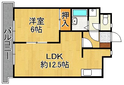 シャトレ岸の浦 間取り