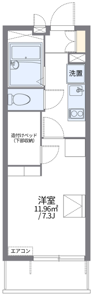 レオパレスＭａｕｎａ 間取り