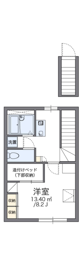 レオパレス下石田 間取り