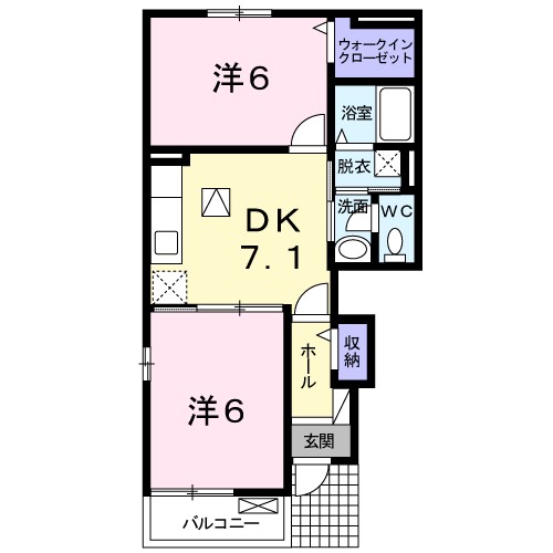 ベル　コリーヌＡ 間取り
