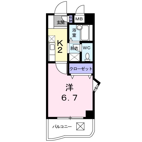 カサーレ三ケ森 間取り
