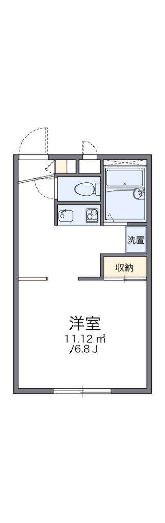 レオパレス西水Ａ 間取り
