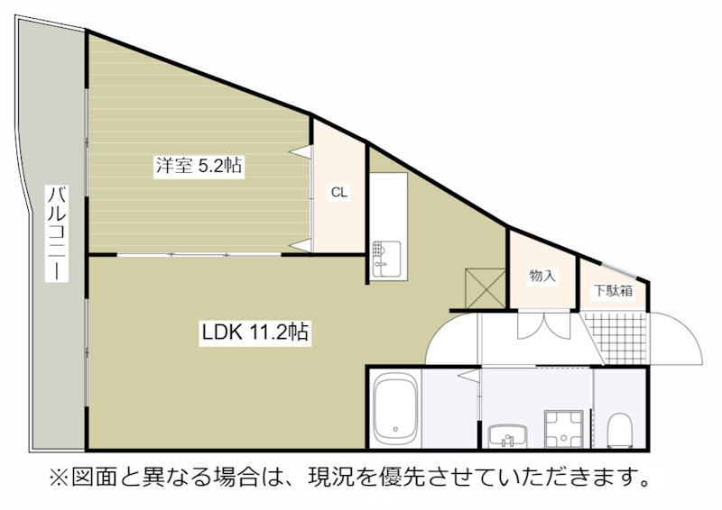 クオリア陣原 間取り