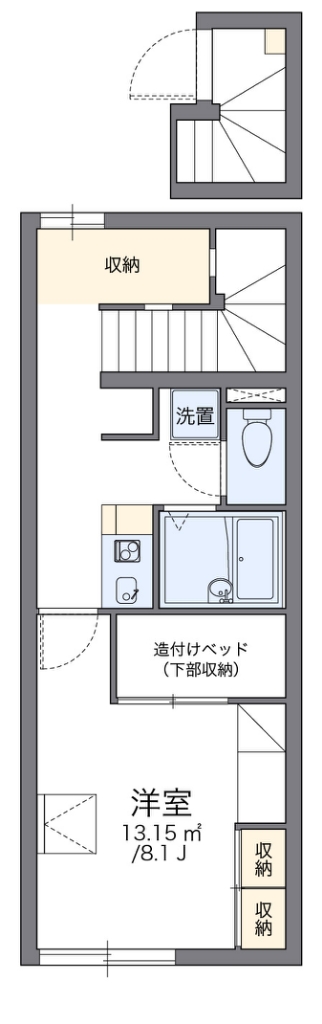 レオパレスソルダム０６ 間取り