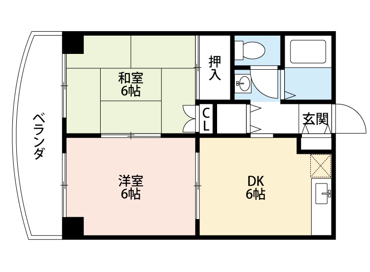 リバティー下曽根 間取り