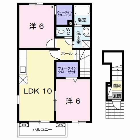 ソレイユ元町Ａ 間取り