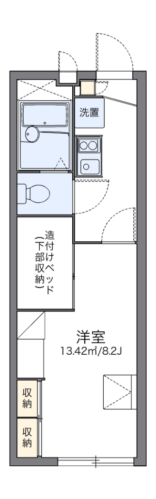 レオパレス優 間取り