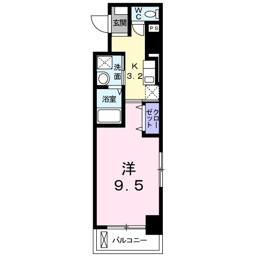 フレンテ二島Ⅱ 間取り
