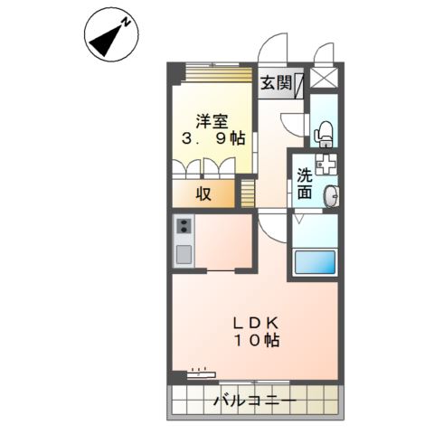ラルーチェ　サンリッチ 間取り