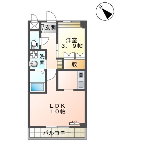 ラルーチェ　サンリッチ 間取り