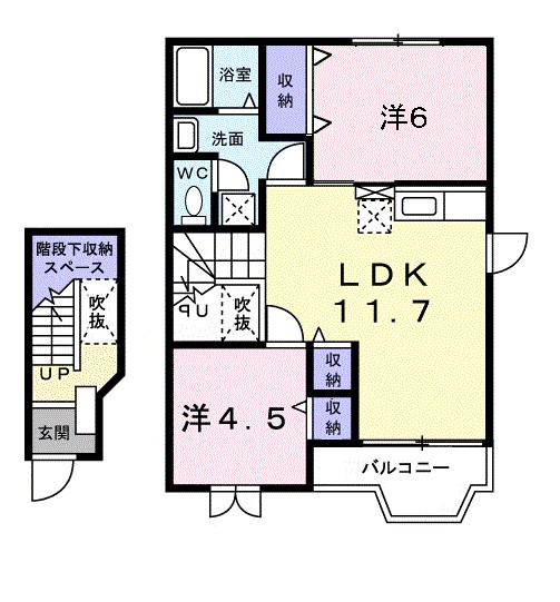サンフォレストＡ 間取り