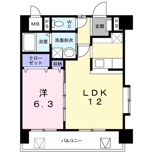 グラーツィア畠中 間取り