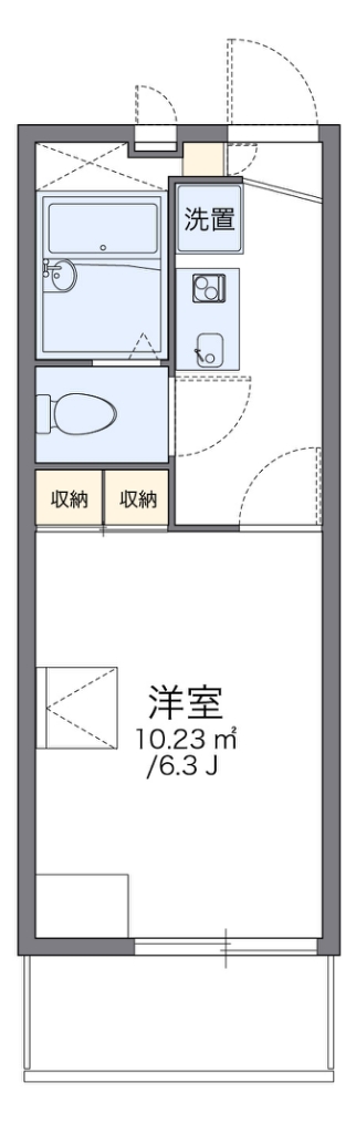 レオパレス惠 間取り