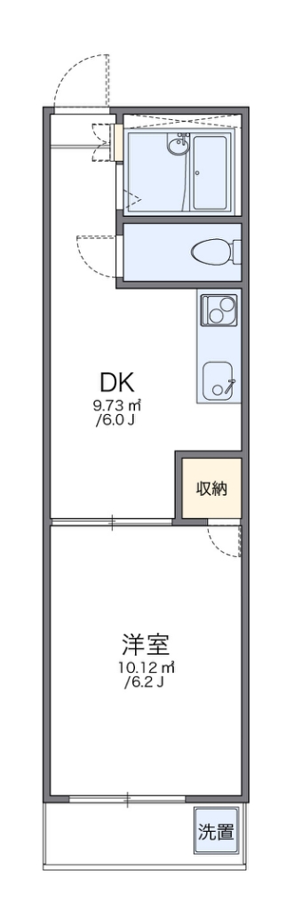 レオパレス本城東五番館 間取り