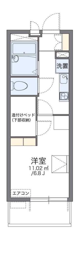 レオパレス萩崎 間取り