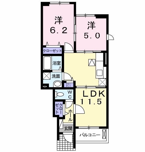 ファイン若松Ｂ 間取り