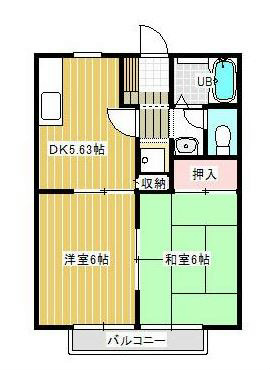 ビーライン中井口Ⅱ 間取り
