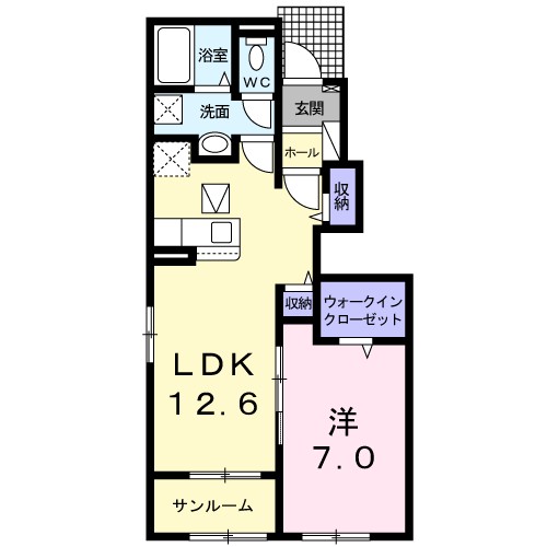 リヴェールコートⅡ 間取り