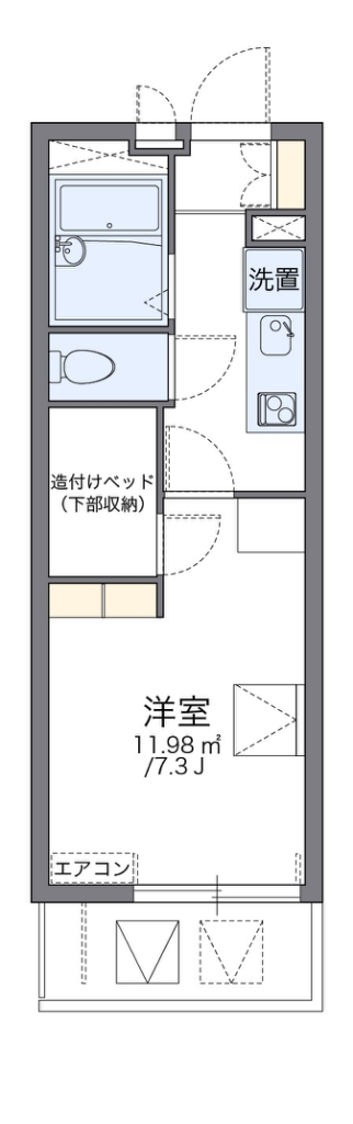 レオパレス山元 間取り