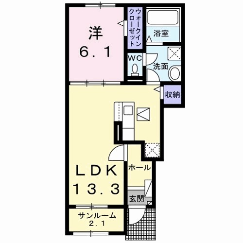 ロータス北泉３ 間取り