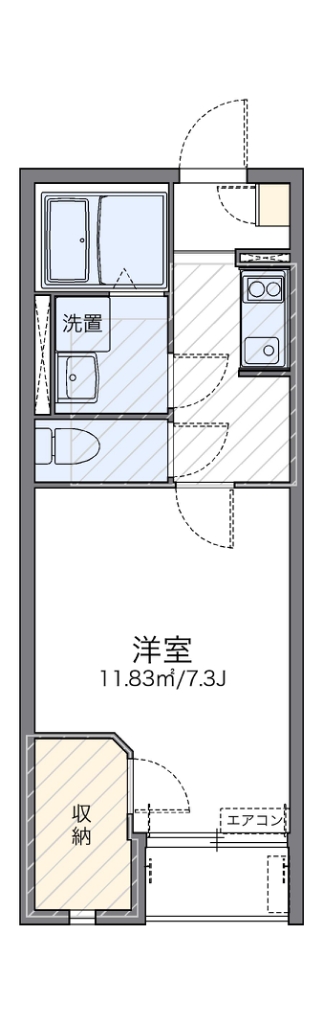 レオネクスト萩ヶ丘 代表的な間取のため実際の間取とは異なる場合があります