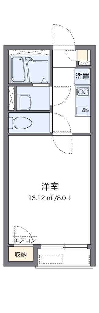 レオネクストメルシー 代表的な間取のため実際の間取とは異なる場合があります