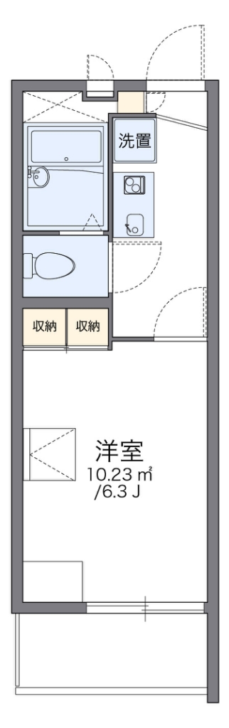レオパレス惠 間取り