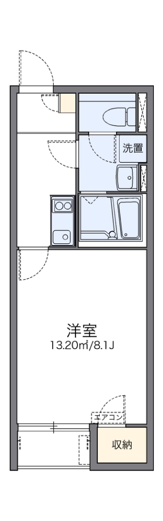 レオネクストグランシャリオ本城 代表的な間取のため実際の間取とは異なる場合があります