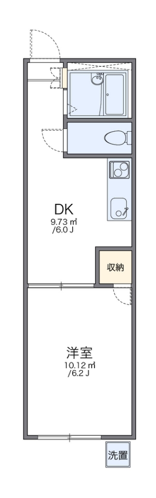 レオパレス本城東三番館 間取り