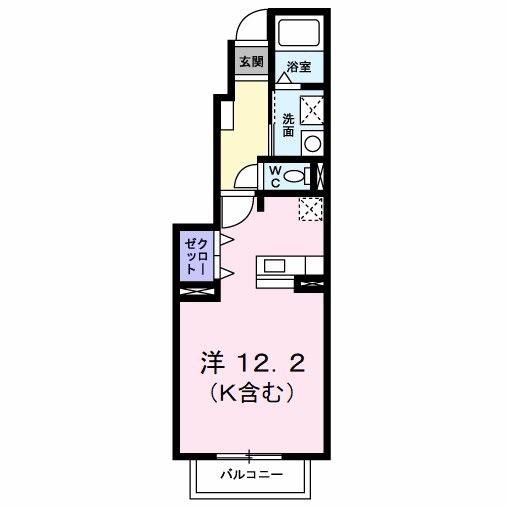 プリムローズ徳力新町Ｂ 間取り