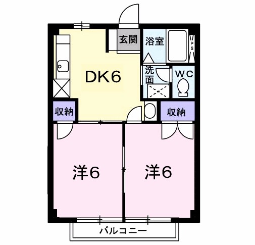 コーポ鷲峰 間取り