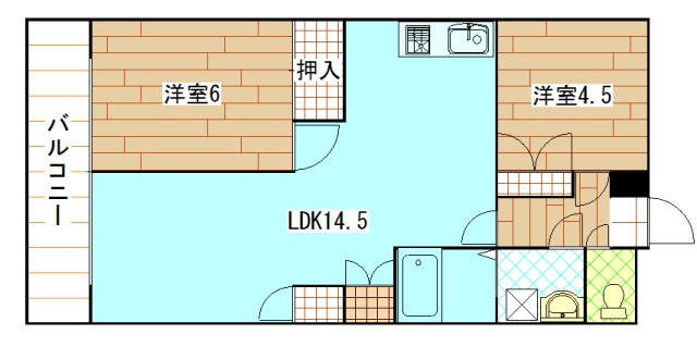 シャトレーゼ熊本 間取り