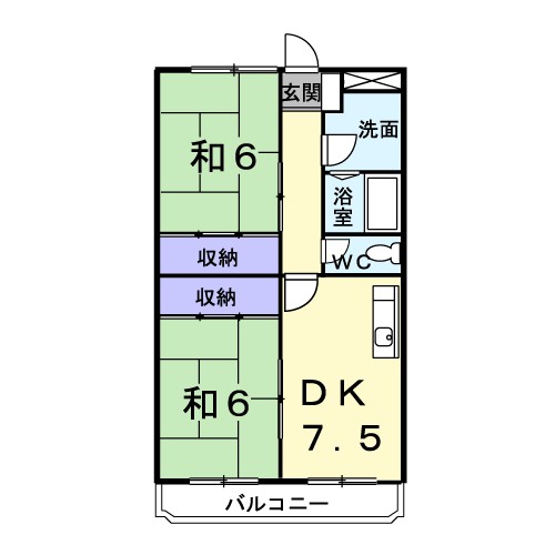 コーポ蘭 間取り