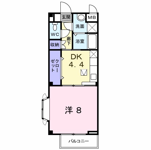 レトロヴィラⅠ 間取り
