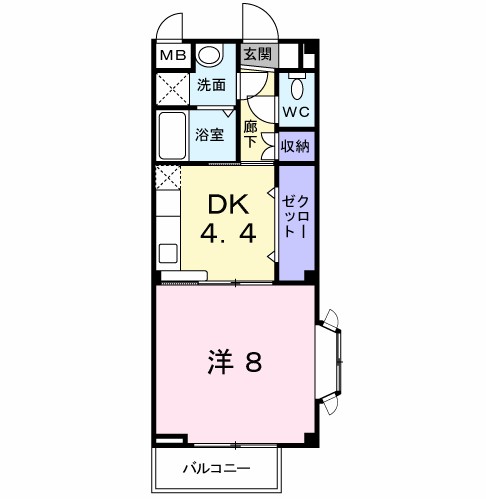 レトロヴィラⅠ 間取り