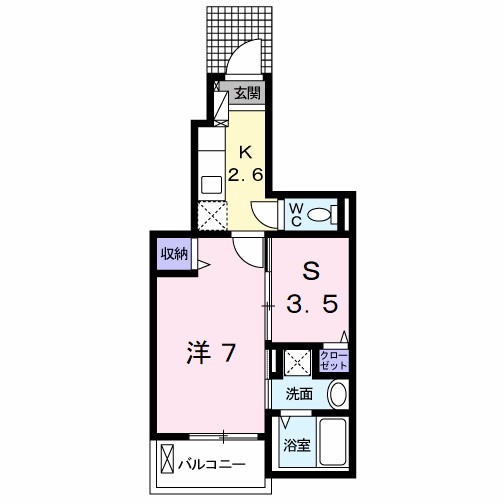 ポルタコスタⅡ　Ｂ 間取り