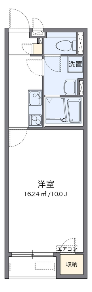 クレイノエスポワールホリⅤ 代表的な間取のため実際の間取とは異なる場合があります