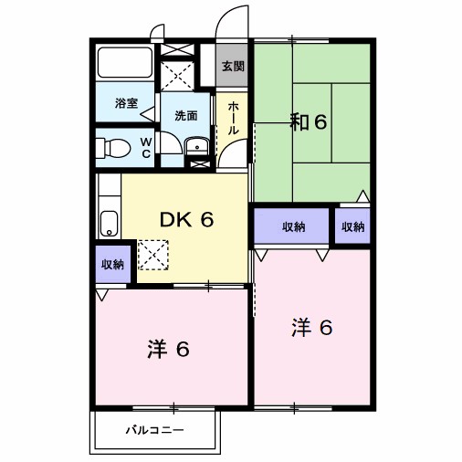 アネックス徳吉Ⅱ 間取り