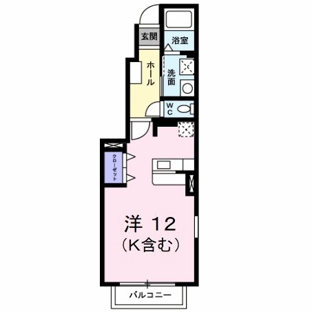 グリンデルハイム若園Ｃ 間取り