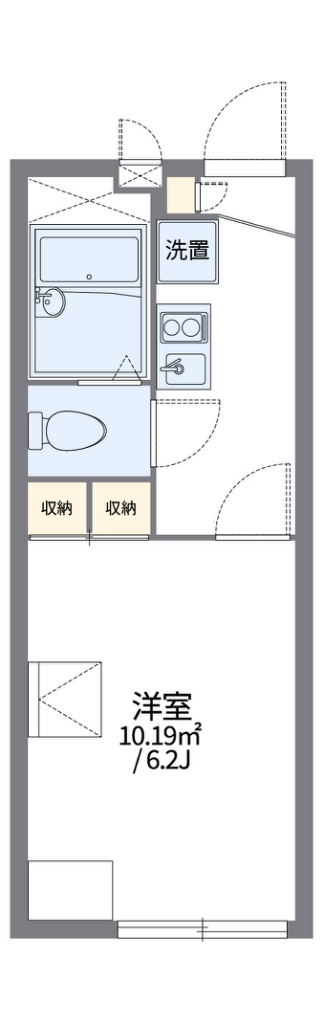 レオパレス浜町 間取り