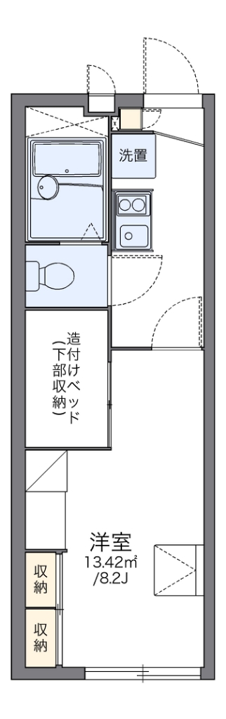 レオパレスアネックスＯＯＢＡⅡ 間取り
