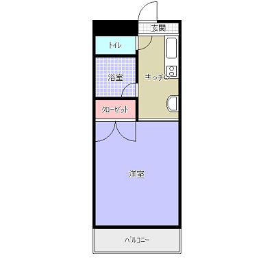 マリンアベニュー和布刈 間取り