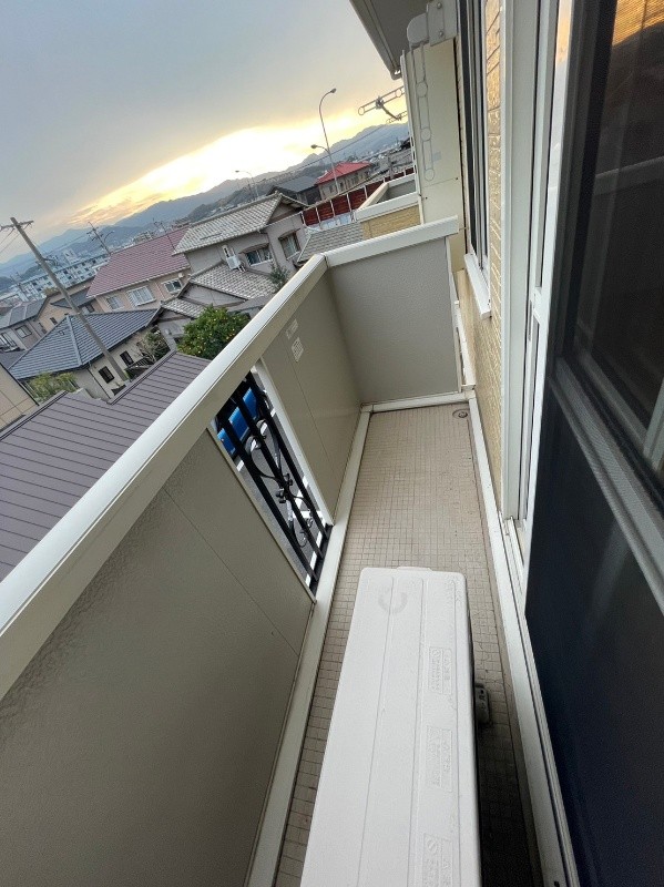 アミティエ安部山 ベランダ