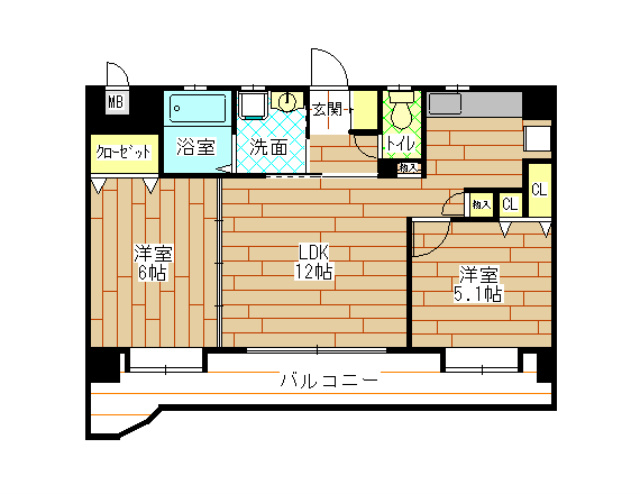 フェリス城野駅南  間取り