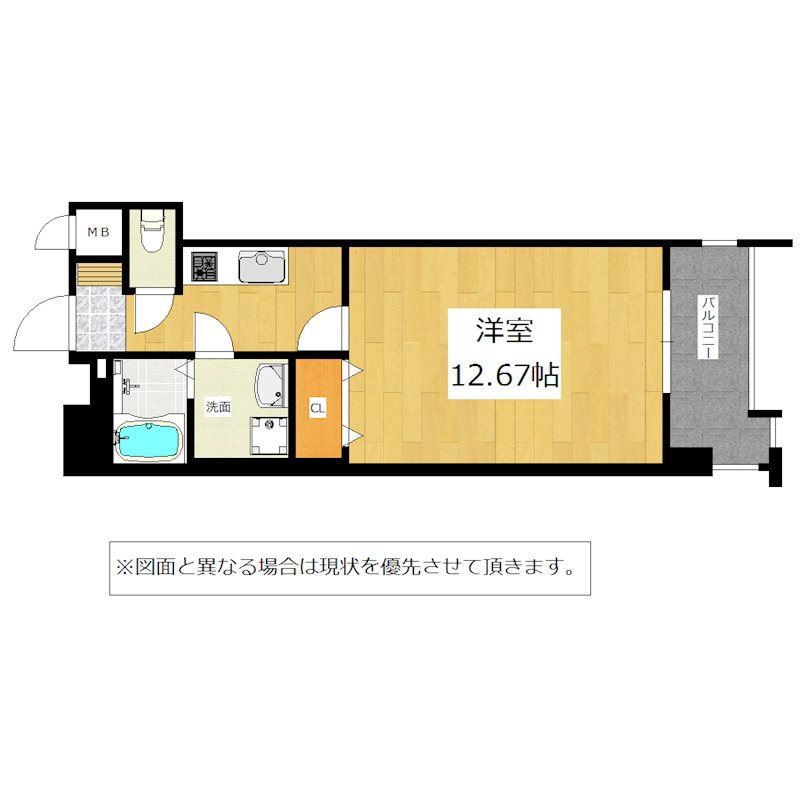 アースコートY’sシティ下曽根駅前 間取り